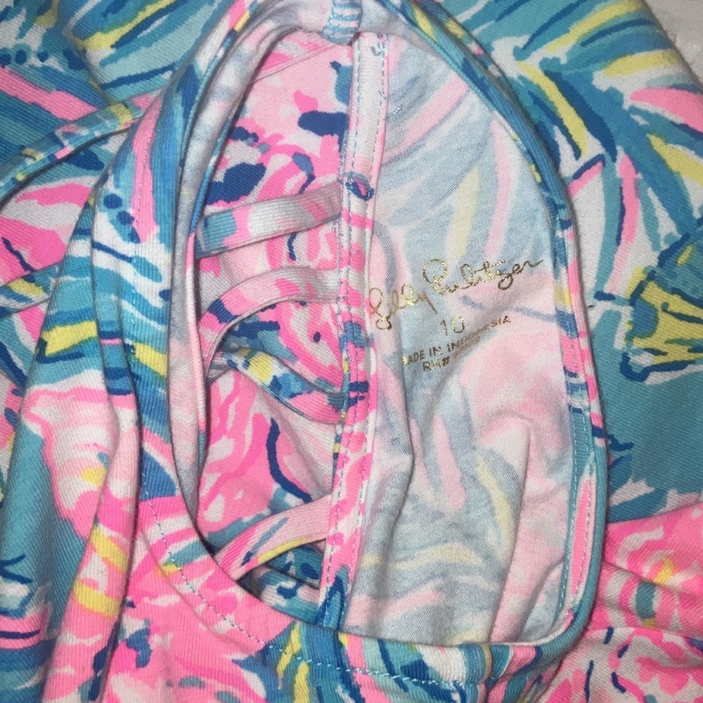 Lilly Pulitzer Girls Summer Dress Criss Cross Back